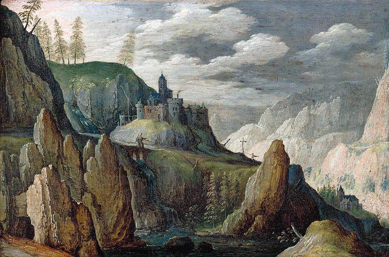 Tobias Verhaecht Mountainous Landscape oil painting image